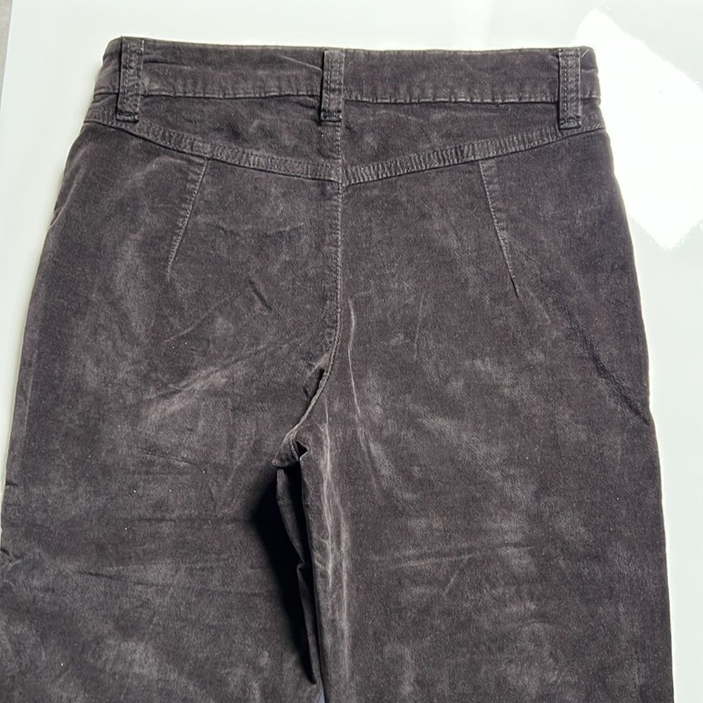 NWOT Free People Corduroy Velvet Flare High Rise Cropped Pants - Picture 6 of 10